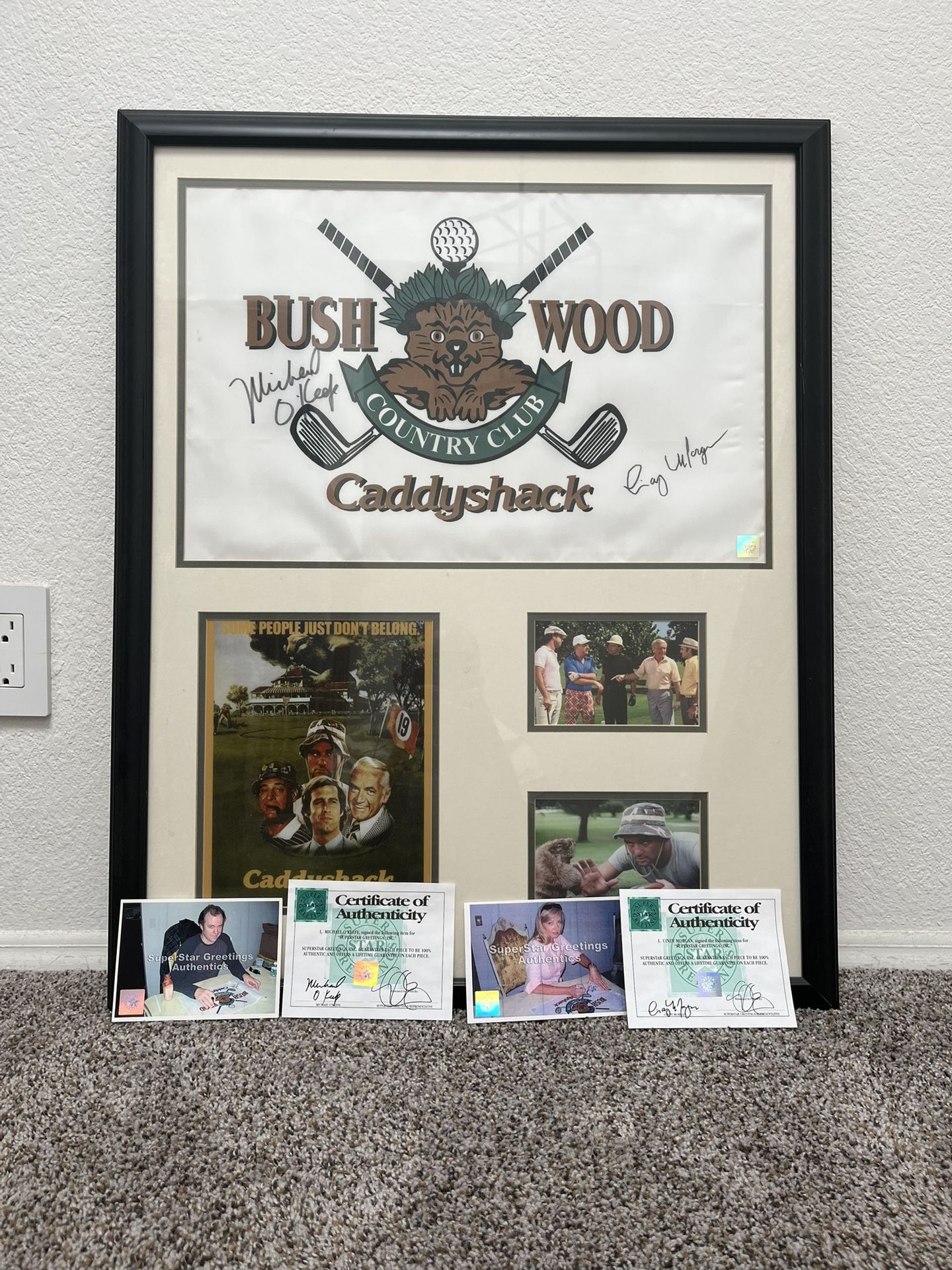 Signed Caddyshack Poster