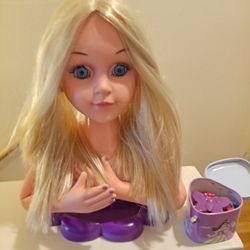 Hair Make Up Doll Head