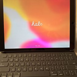 Apple iPad Pro (32GB, Wi-Fi, Space Gray) 12.9in Tablet w Smart Keyboard - US English