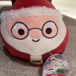 Squishmallow Flipamallow Nick Santa Flips To Carol The Christmas Tree