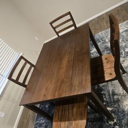 Dining Table With 4 Chairs