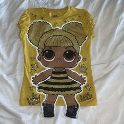 LOL Surprise Gold & Yellow Doll Shirt (girls 6)