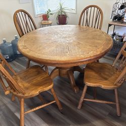 Dining Room Table With 4 Chairs
