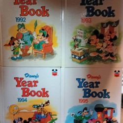 Disney's Yearbooks 1992 Through 1995