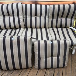 Sunbrela- Set Of 8 Outdoor patio Furniture Cushions