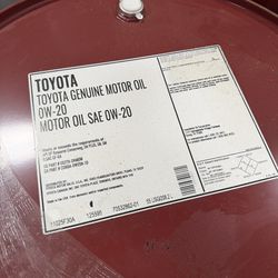 Toyota Full Synthetic 0W20 55 Gallon Drum