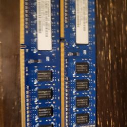 Nanya NT2GC64B88B0NF-CG 4GB 2 x 2GB PC3-10600U DDR3 1333 Desktop Memory Kit