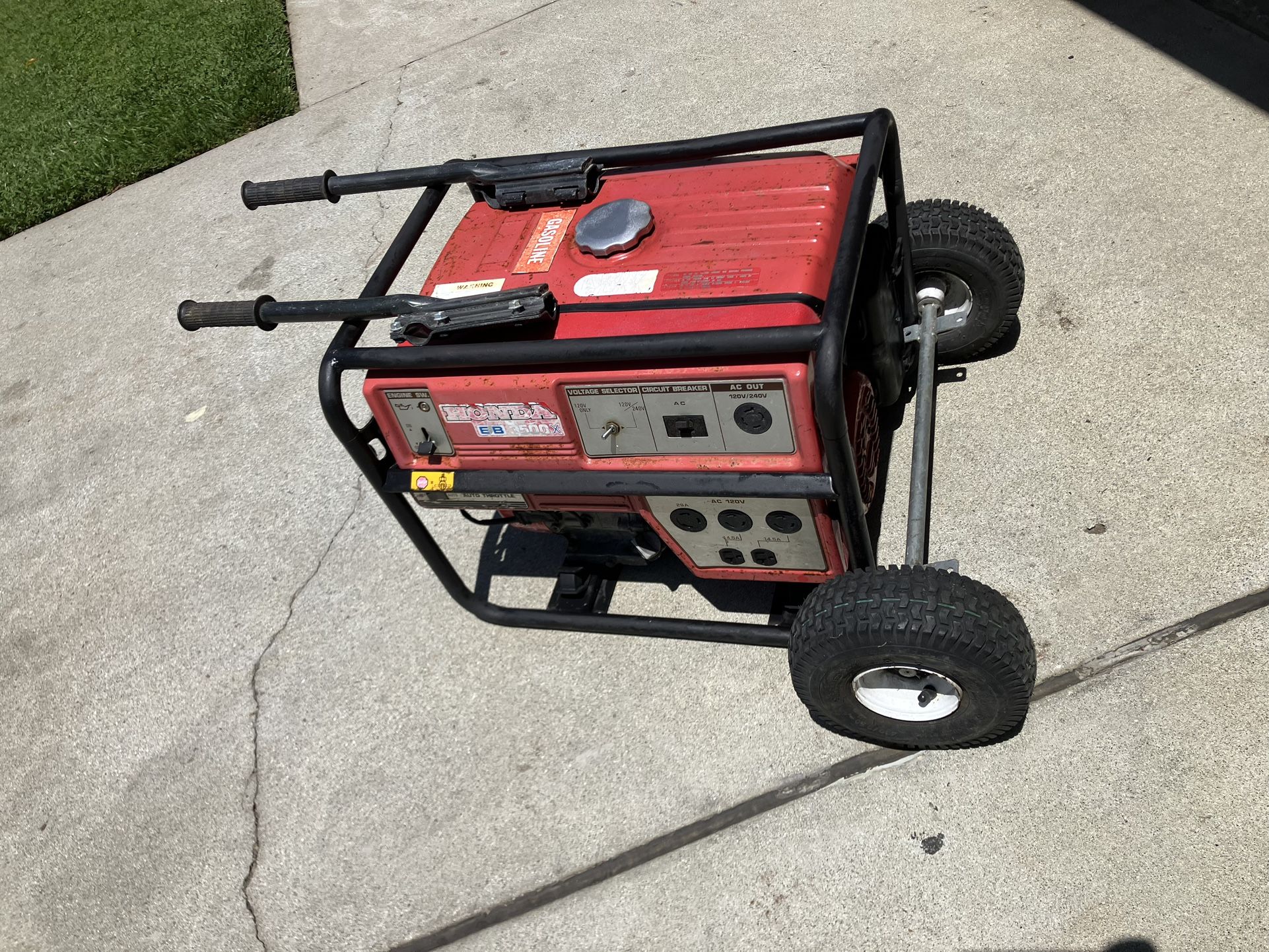Honda EB3500X Generator. Good Condition. Price Is Firm. Cash only.