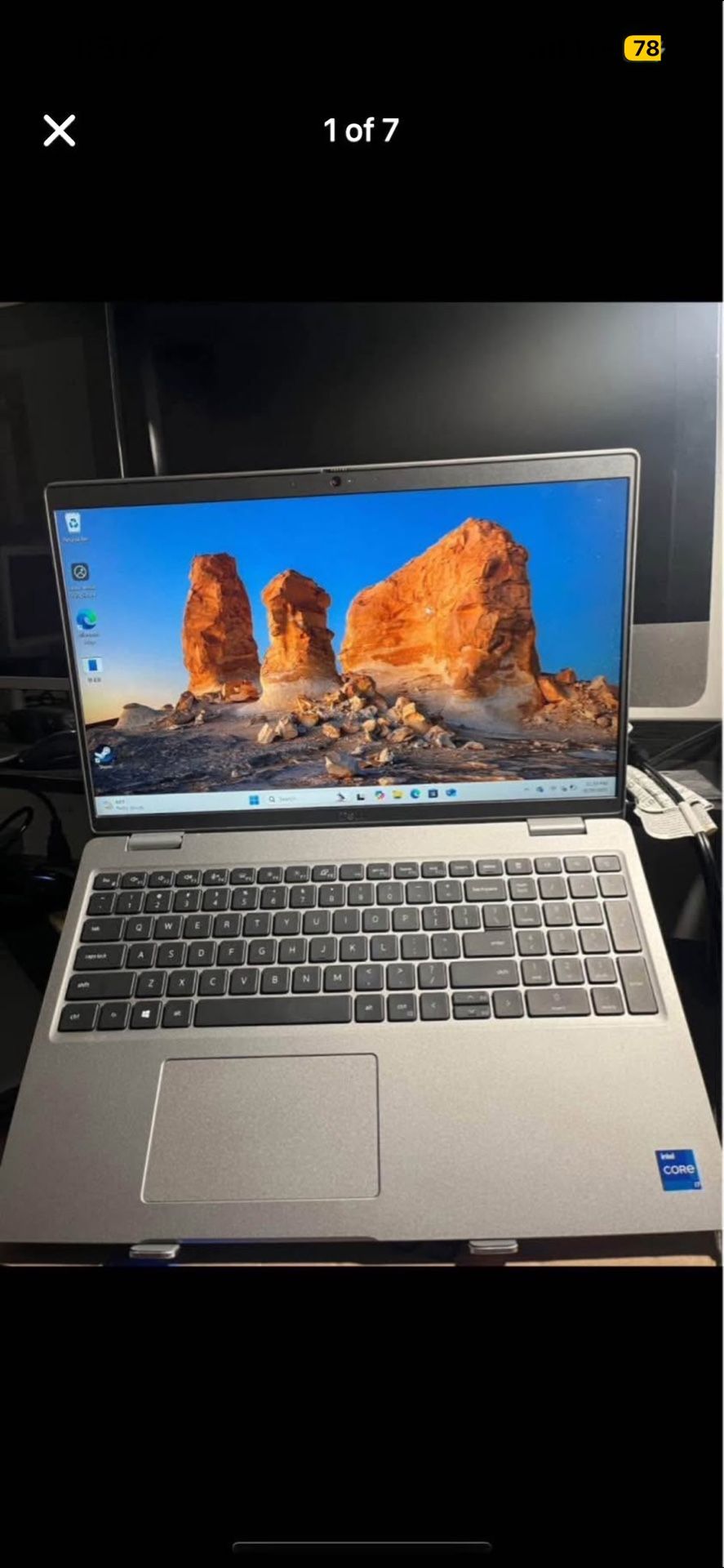 Dell Latitude 5520 15.6 inches laptop Intel i7-1165G7 16GB 256 SSD Windows 11