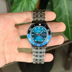 Timex Automatic Diver Watch Steel Bracelet