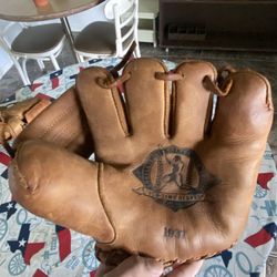 2 Vintage Baseball Gloves For Sale   