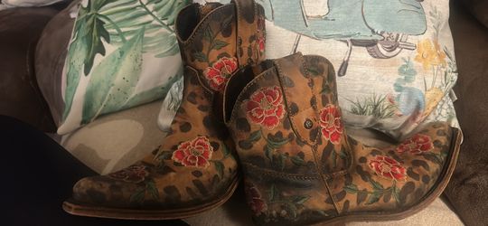 Liberty Black Leopard Boots