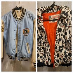 Mickey Mouse League Denim Jkt & MM Bomber Jkt