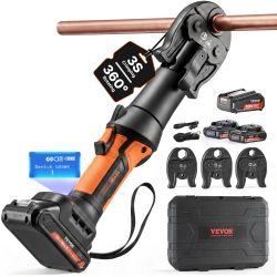NEW VEVOR 18V Crimping Press Tool Kit for 1/2", 3/4", 1" Copper Pipes