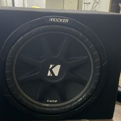 Kicker Comp Subwoofer with box