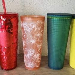 5 Starbucks Cups