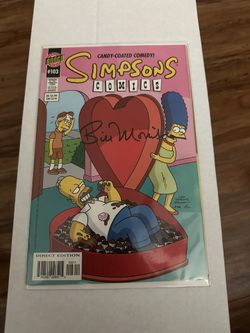 Simpson Comics Signed