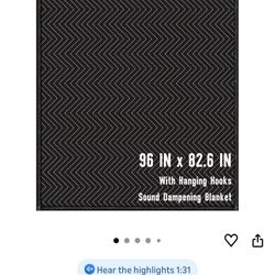 Large Sound Dampening Blanket 