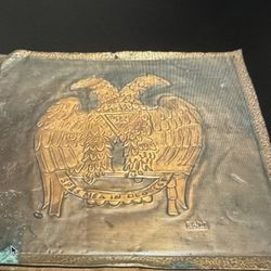 Double-Headed Eagle Copper 32 Spes Mea In Deo Est Scottish Rite of Freemasonry