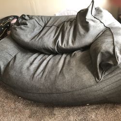 Memory Foam Love Seat/ Bean Bag