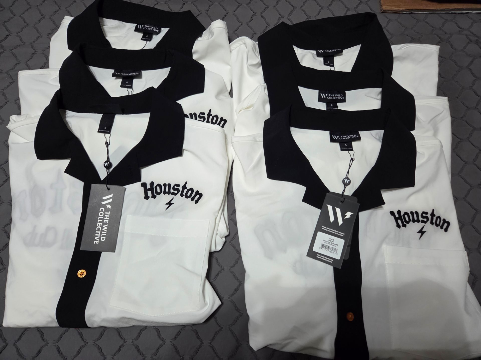 Houston Dynamo S & L The Wild Collective Bowler Button Up Shirt $140 Retail