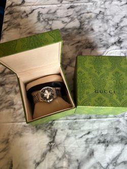 Gucci Bee edition stainless steel watch