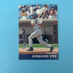 2001 Jermaine Dye baseball card