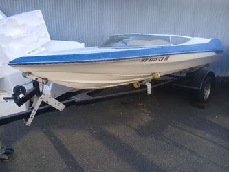 Trailer With Ski Boat