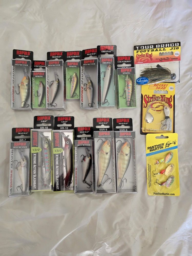 Assorted Fishing Lures NEW In The Boxes