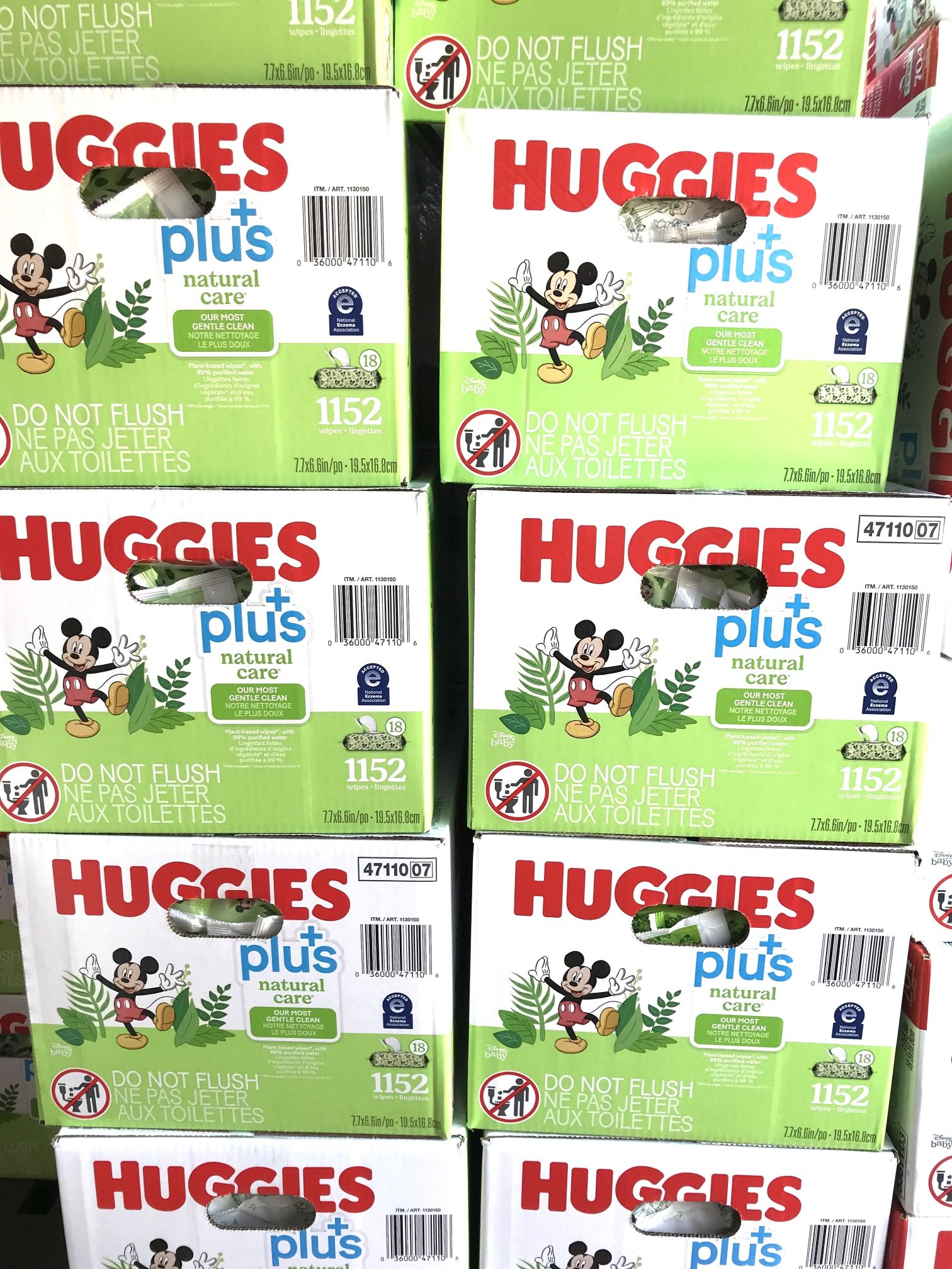 Huggies Sensitive 1152 Wipes 