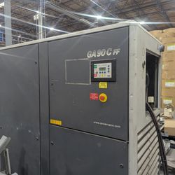 Atlas Screw Compressor W/Air Dryer Built In. 