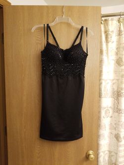🔥🔥Windsor Black Beaded Slip Dress New With Tags