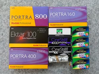 Kodak & Fuji film stocks