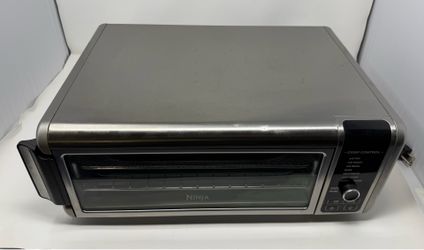 Ninja Digital Air Fryer & Toaster Oven  8-in-1 Functionality  Flip-Up Design  XL Capacity  Air Fry Basket, Sheet Pan, Wire Rack & Crumb Tray  1800 Wat