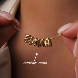 Custom Bubble Letter Name Chain