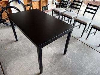 Used IKEA LERHAMN Dining Set