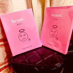 New! Beaut &co Lip Luv Hydrating Masks Pack Of 3-2 Packages Still Sealed 