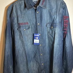 Texas A&M Denim Shirt