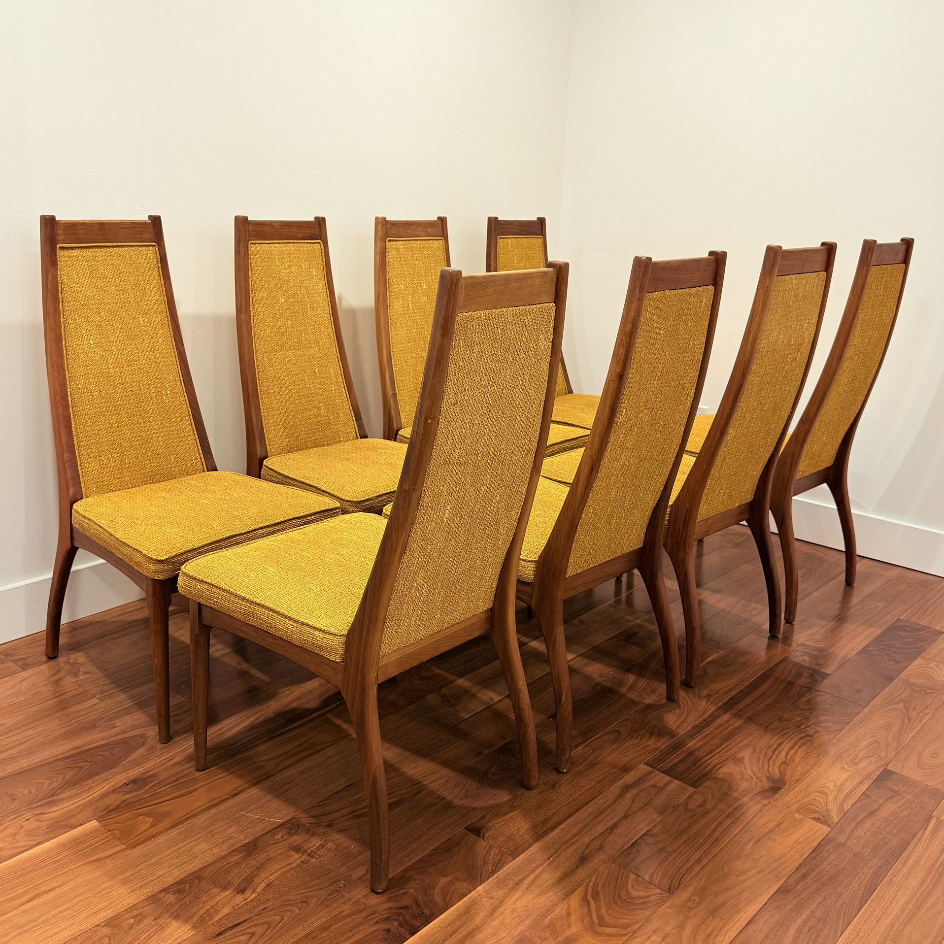Mid-Century Brown Saltman Dining Chairs
