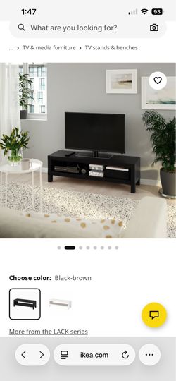 Ikea black tv stand