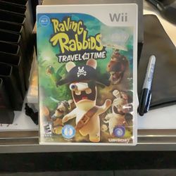 Wii DVD RAVING RABBIDS TRAVEL IN TIME 