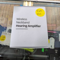 Wireless Neckband Hearing Amplifier 