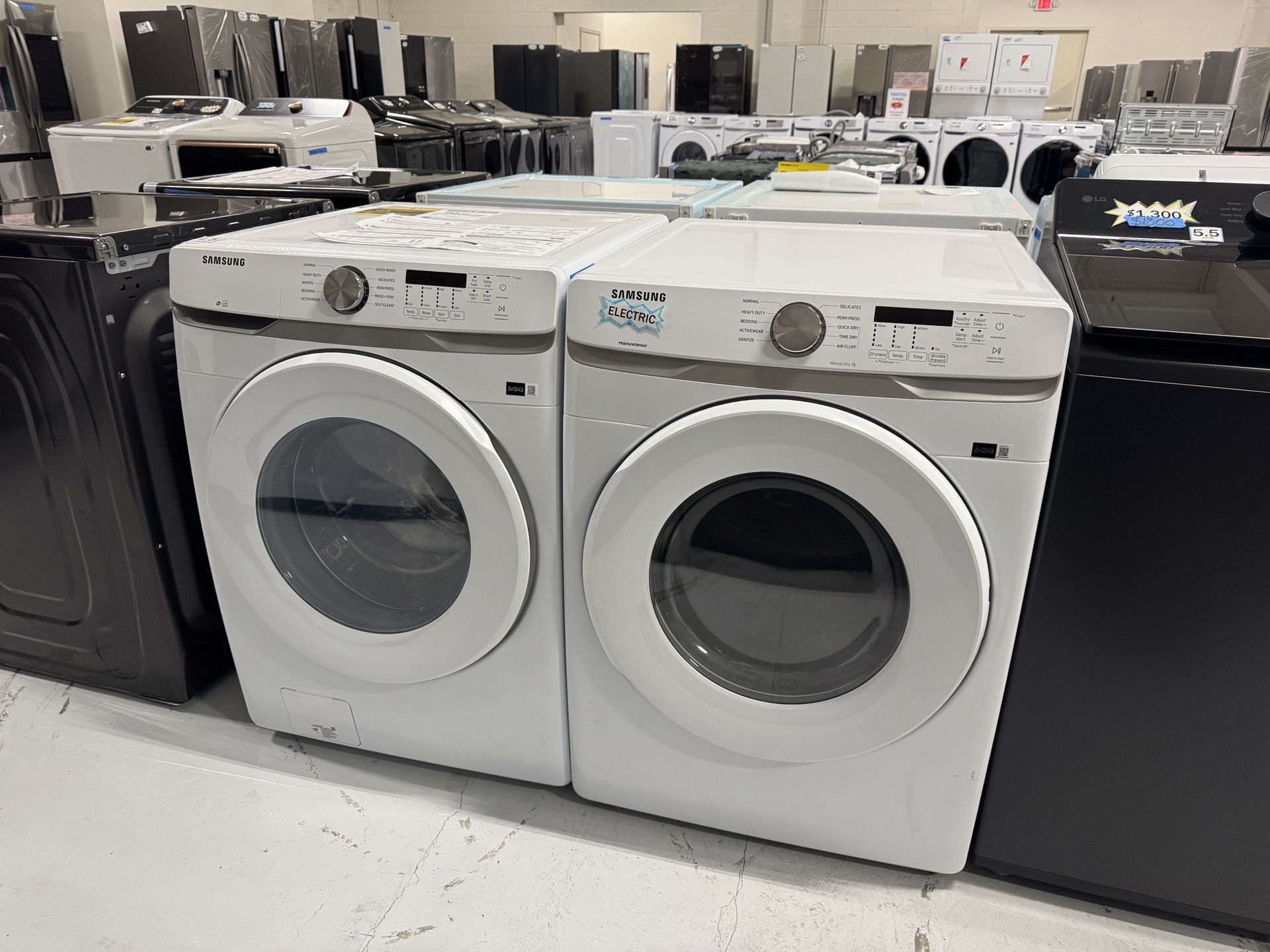 New Washer And Dryer Set Stackable Electric 