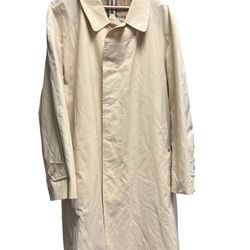 Vintage burberry coat authentic light tan 90’s trench coat    