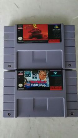 Super Nintendo games $15 for both