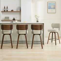 Swivel Bar Stools Set of 4