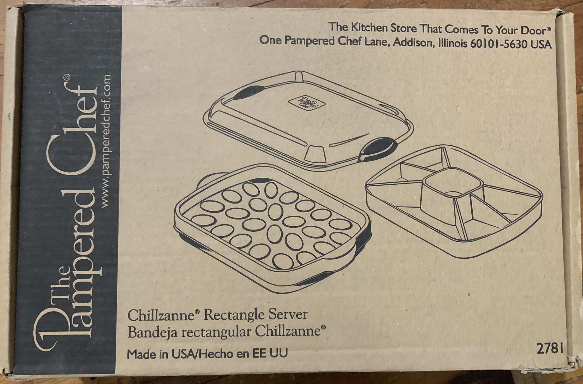 The Pampered Chef Rectangle Server