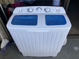 Cost way 17.6 lb Portable Mini Compact Twin Tub Washing Machine Washer Spin Dryer