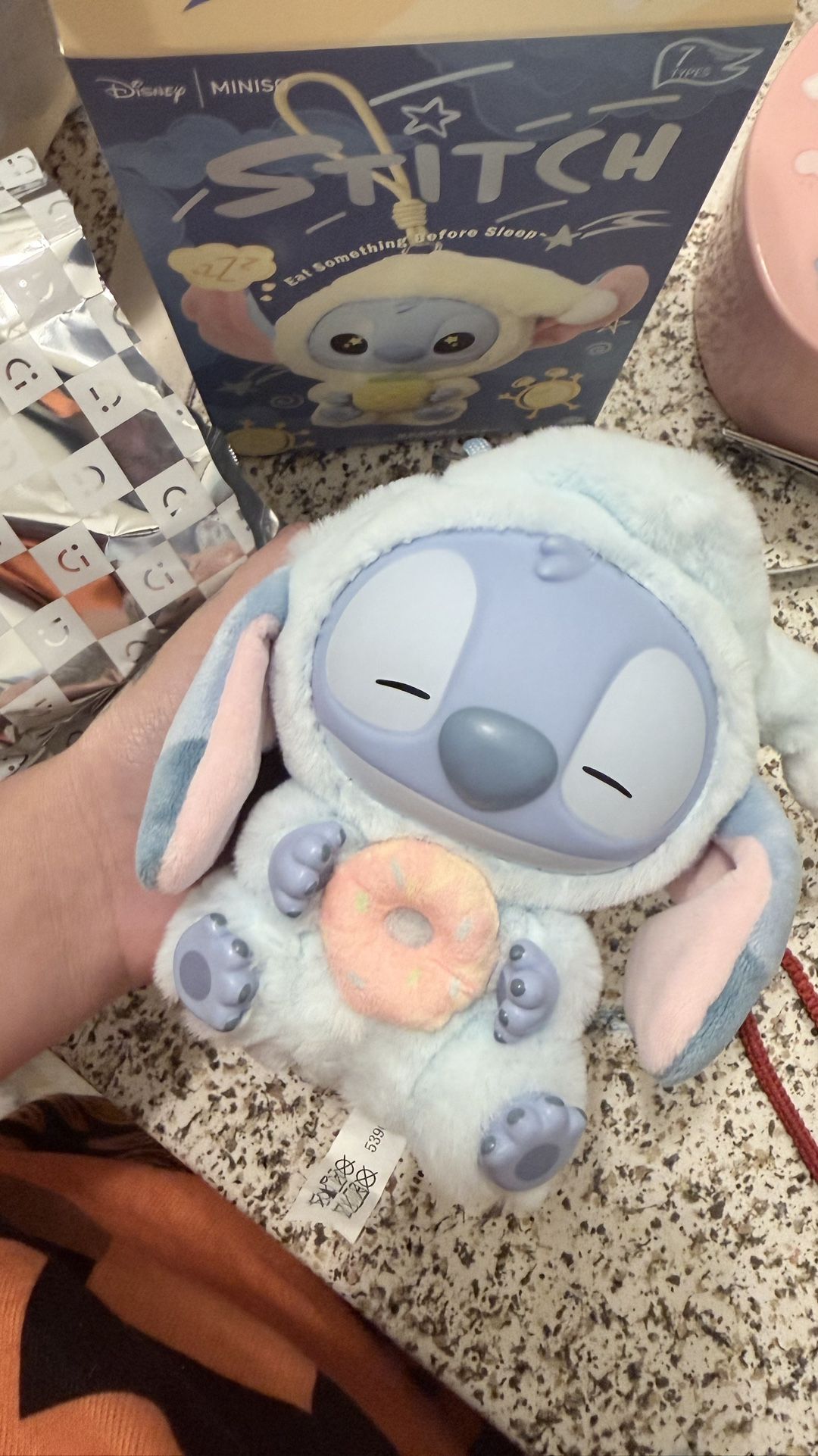 stitch miniso doughnut