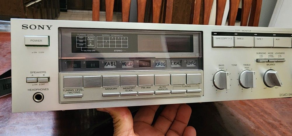 Sony STR-VX4 FM-AM Stereo Reciever Legato Linear